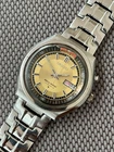 SEIKO 4006-6040 Automatic Watch Vintage Men's Bell-Matic Yellow Dial 17 Jewels
