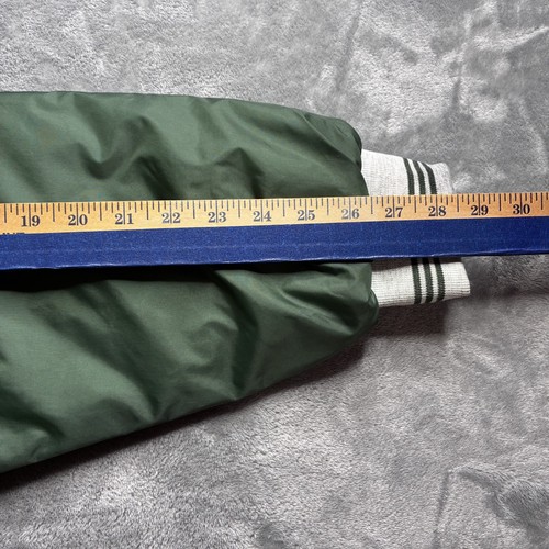 RedHead Men's Size Small Angler Bomber Jacket Hooded Green Quilt-Lined Snap Zip - Picture 13 of 18