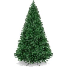 Artificial Christmas Tree 6ft Premium Unlit Hinged Design Dense Branches New