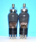No type 6D6 RCA radio audio amplifier vintage vacuum 2 tubes valves tested ST