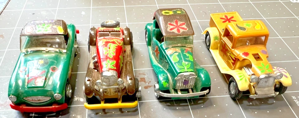 Lindberg Line Mini - Juego de 4 - Ford Pick-up, Austin Healey, MG TD, Mercedes Foto 3 de 4