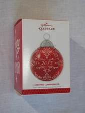 NIOB Hallmark 2013 Christmas Commemorative Glass Ball Ornament, 1st in Series
