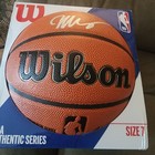 VICTOR WEMBANYAMA SIGNED WILSON I/O NBA BASKETBALL SPURS FANATICS COA — photo 3