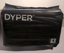 DYPER Charcoal Enhanced Diapers Size 1 (60 ct) Baby 8-14lbs. 4-6 kg BULK DISCNT 0.33 per diaper