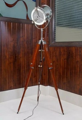 Strahler Lampe Maritim mit Stativ Theater Home Office Stehlampe Studioleuchte