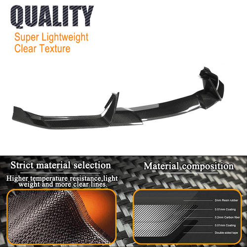 DRY Carbon Frontlip Frontspoiler Spoilerlippe Passt für Mustang S650 GT 2023-25 - Bild 7 von 10