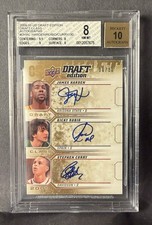 2009 Upper Deck Draft - Steph Curry , James Harden, Rubio Rookie RC Auto 30/30