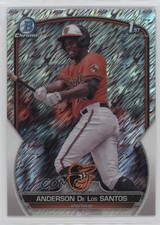 2023 Bowman Chrome Prospects Shimmer Refractor Anderson De Los Santos 12yh