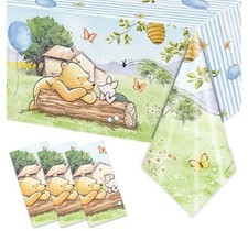  SIMILAR 3pc Blue Winnie Bear Baby Shower Tablecloths Birthday Party...70 OFF