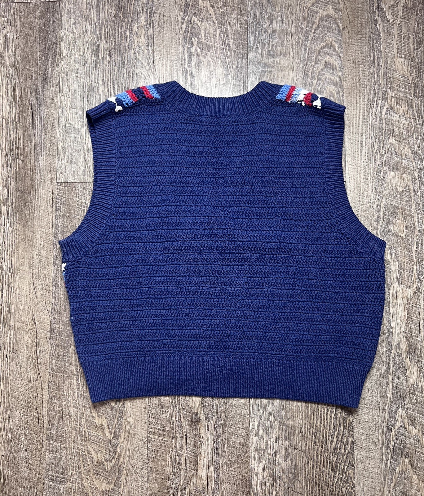Baum Und Pferdgarten Cicilla Sweater Vest Crochet Navy Blue - Medium image 10