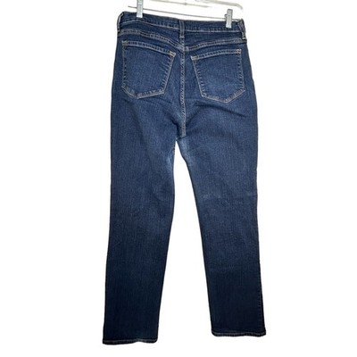 Vintage Y2K NYDJ Jeans Size 10 Straight Leg Dark Wash Made in USA 