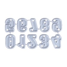Numbers Cutting Dies Greeting Invitation Message Card Photo Album Making
