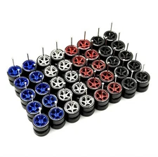 5x Sets Mix Advan V2 11/11mm Replacement Wheels Rubber Tires for HW 83 Silverado