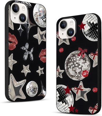 2 Pack Cool Y2K Phone Case for  14 plus 6.7'',Y3K Cute Stars Kawaii Bow Cases Lip