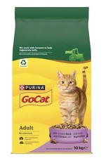 Go-Cat Adult Dry Cat Food Chicken and Duck 10kg 2.60 per kilo