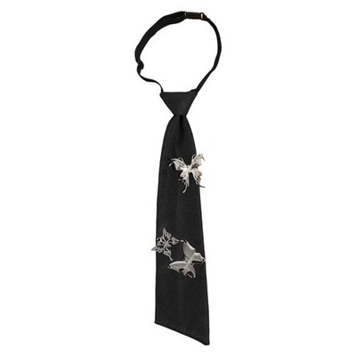 Modern Geometric Pattern Pre-Tied Ties Polyester Quick Wear For Daily Use