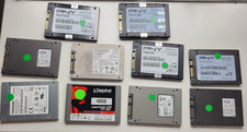 Lot of 10 Mixed Brand 480GB 2.5-inch SATA SSD -Used