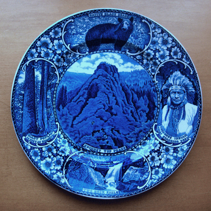 Collector plate~Great Smoky Mountains National Park~Jonroth for Staffordshire