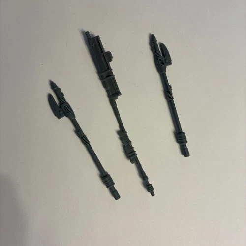 Lot of 3 1983 Vintage Star Wars Klaatu Skiff Guard Outfit Original Weapon