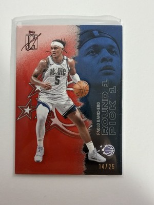 2025-26 Topps Signature Class Paolo Banchero Round 1 Pick 1 Red 14/25