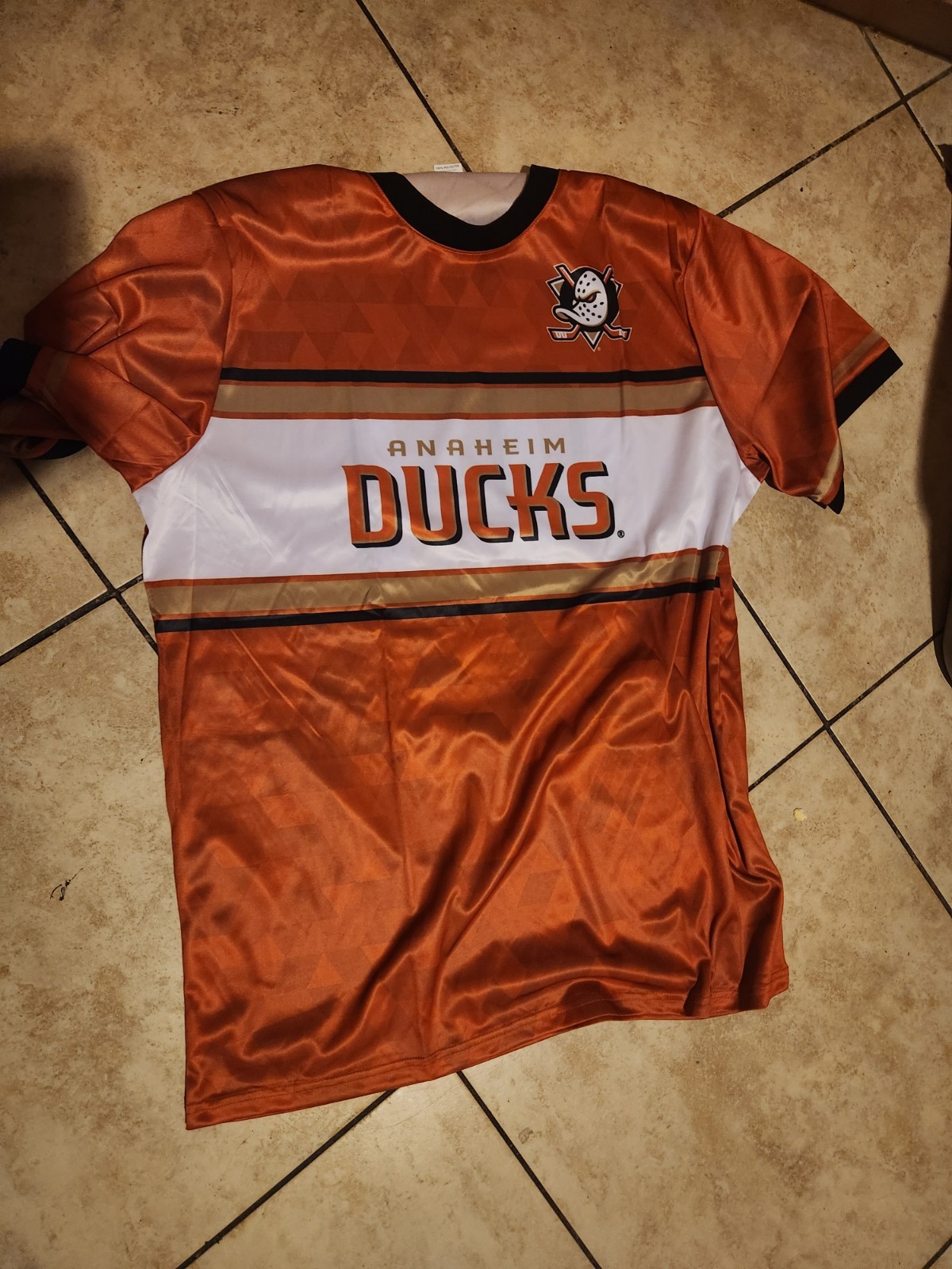 Anaheim Ducks Soccer Jersey (Never Worn) Fan Appreciation
