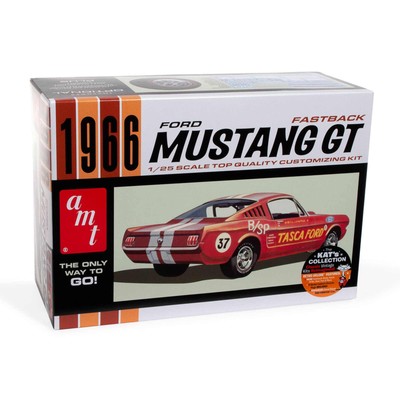 AMT 1966 Ford Mustang Fastback 2+2 1/25th AMT1305 Plastics Car/Truck 1/24-1/25