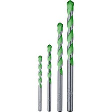 kwb 52800 0 Steel 40CR Granite Tip 4pcs 5mm, 6mm, 8mm, 10mm Shaft