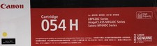 Canon 054H Yellow Toner Cartridge High Capacity Genuine - JAPAN