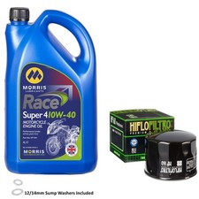 K1300 R Dynamic Oil and Filter Kit Morris Race Super 4 10w40 4L BMW K 1300 2014