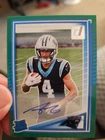 2025 Panini Donruss - Rated Rookie Tetairoa McMillan #314 Green Autographs