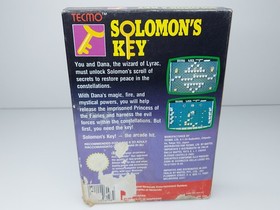Solomon's Key Nintendo NES Mattel with Box | Fast Shipping