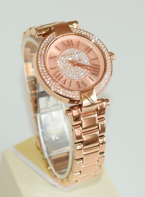 Michael Kors Damen Armbanduhr Uhr Damenuhr Watch MK4705 rosegold Kristall