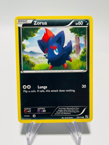 ZORUA 2011 Pokemon Black & White  Common POKÉMON 70/114