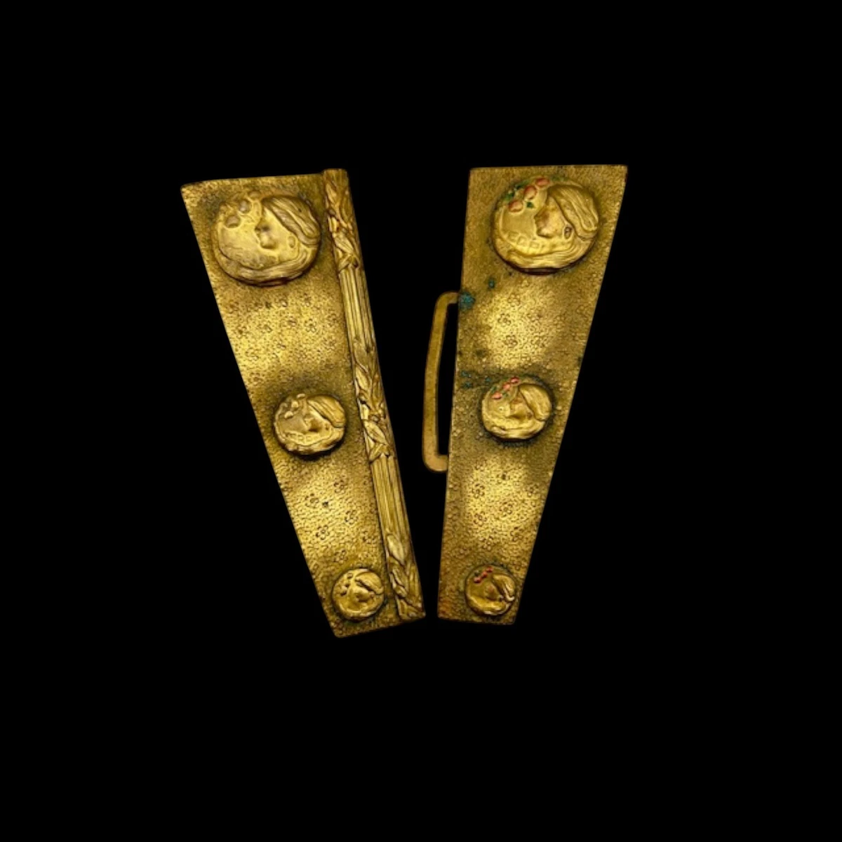 Gold 1900s Decade Vintage Belt Buckles for sale | eBay display picture 1
