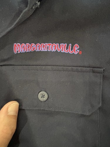 Jimmy Buffett Margaritaville (RARE) Embroidered Button Shirt Mens Blue 2XL XXL - Picture 3 of 6