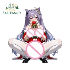 EARLFAMILY 5.1" Genshin Impact Car Sticker VAN Storage Flask Artistic PVC Decal