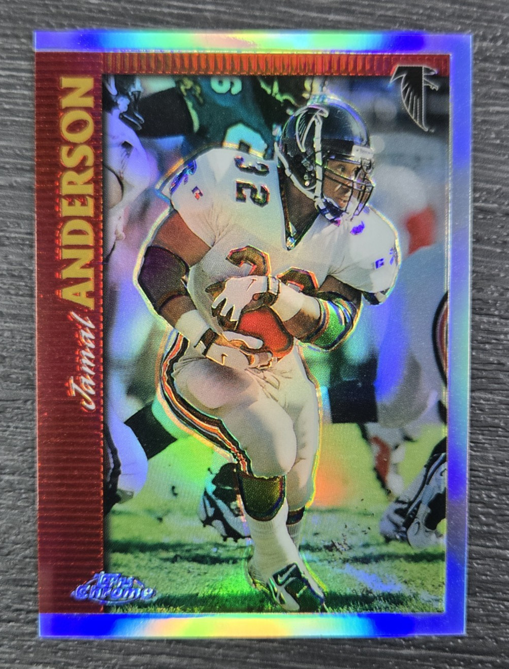 1997 Topps Chrome - Jamal Anderson #50 Refractor Atlanta Falcons
