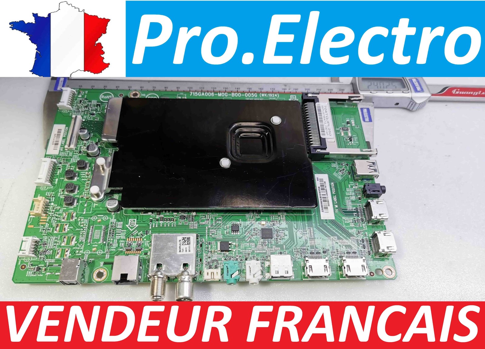 Carte principale Philips 715GA006-M0G-B00-005G WK:1924 pour TV 65PUS7543