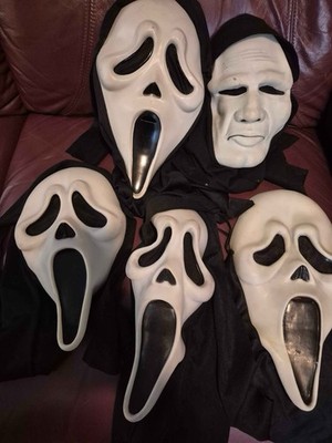Lot 5 Easter Unlimited Inc Lurch Phantom Mask Halloween Scream Ghost Face
