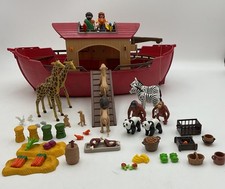 Playmobil 9373 Wild Life Noah's Ark 100% Complete With All Animals & Accessories