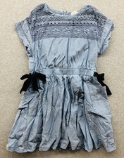 Vestido Boutique Been Naturaleza y Confort Niñas Talla 10 Columpio Giro 11 Años Cambray