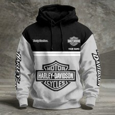 Personalized Harley Racing Davidson 3D Hoodie , Unisex Adults S-5XL