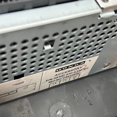 1999-2001 Honda Accord Radio Cassette CD 39100-S10-A310-M1 w/ 08A06-1A1-050 OEM - Picture 10 of 12