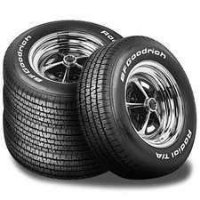 4 Bfgoodrich Radial Ta 20570r14 93s All Season White Letters Tires 400ab