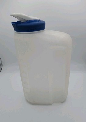 Rubbermaid Servin' Saver 2.75 Qt Beverage Container Jug Blue Flip Top Lid #0459