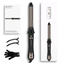 Prizm 1” Wavy Professional Rotating Curling Iron Nano Titanium Auto Spin