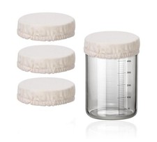 3 Pack Reusable Sourdough Bread Starter Jar Cover Cloth for 3-4 Inch Reusable