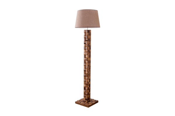 Stehleuchte Stehlampe Stand Steh Leuchten Lampen Braun Modern Lampe MöBel Neu-image