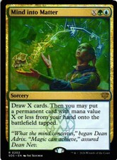 Mind into Matter 202 R Secrets of Strixhaven Magic: The Gathering NM/M