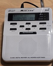 Midland WR-100 S.A.M.E. Digital Weather Hazard Public Alert Radio Monitor NOAA